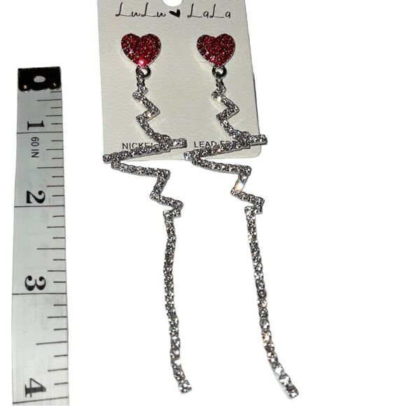 NWT HEARTBEAT EARRINGS   - Picture 5 of 7